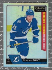 2016-17 O-Pee-Chee Platinum Marquee Rookies #184 Brayden Point TB Lightning